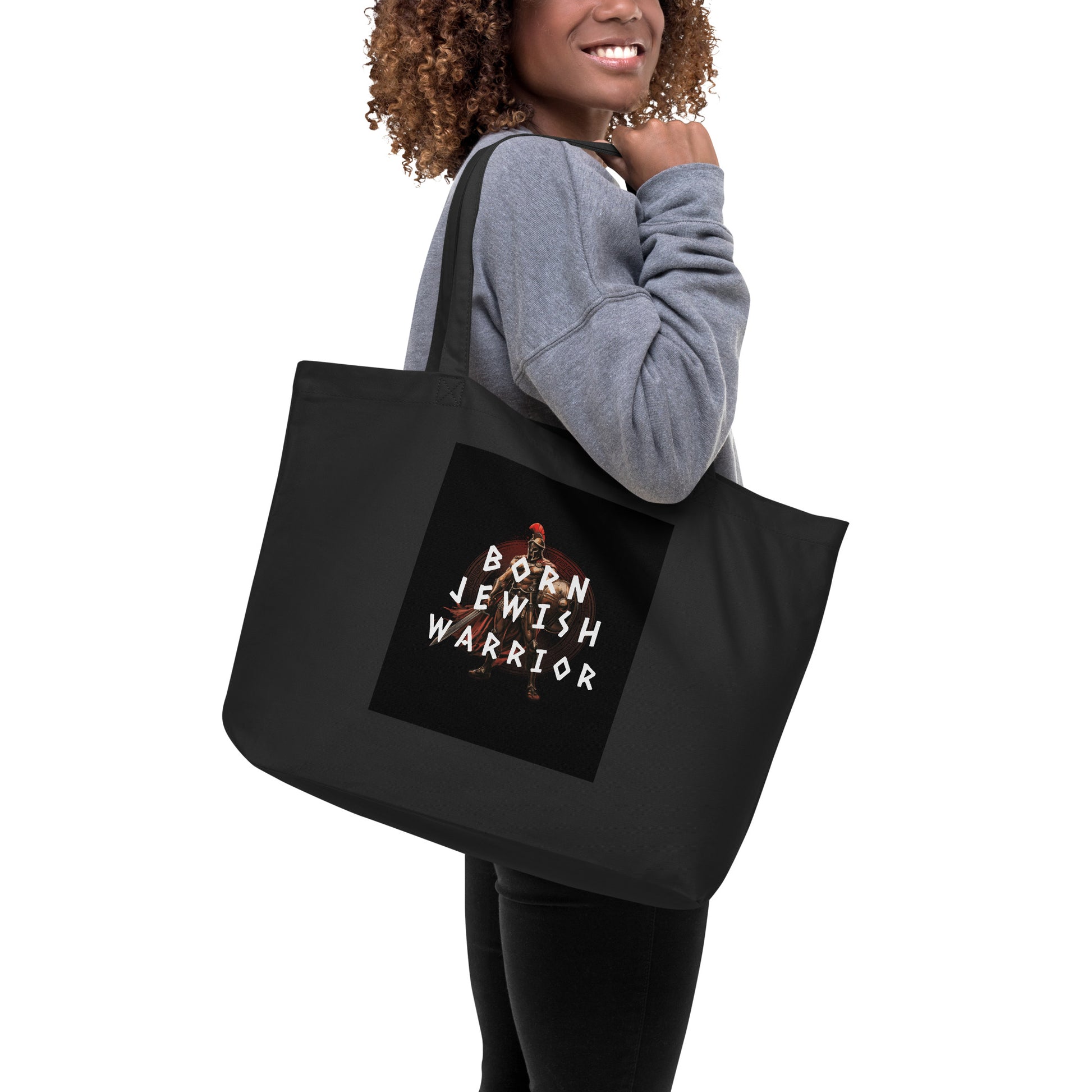 Brave Warrior | Large Organic Tote Bag Jouparty