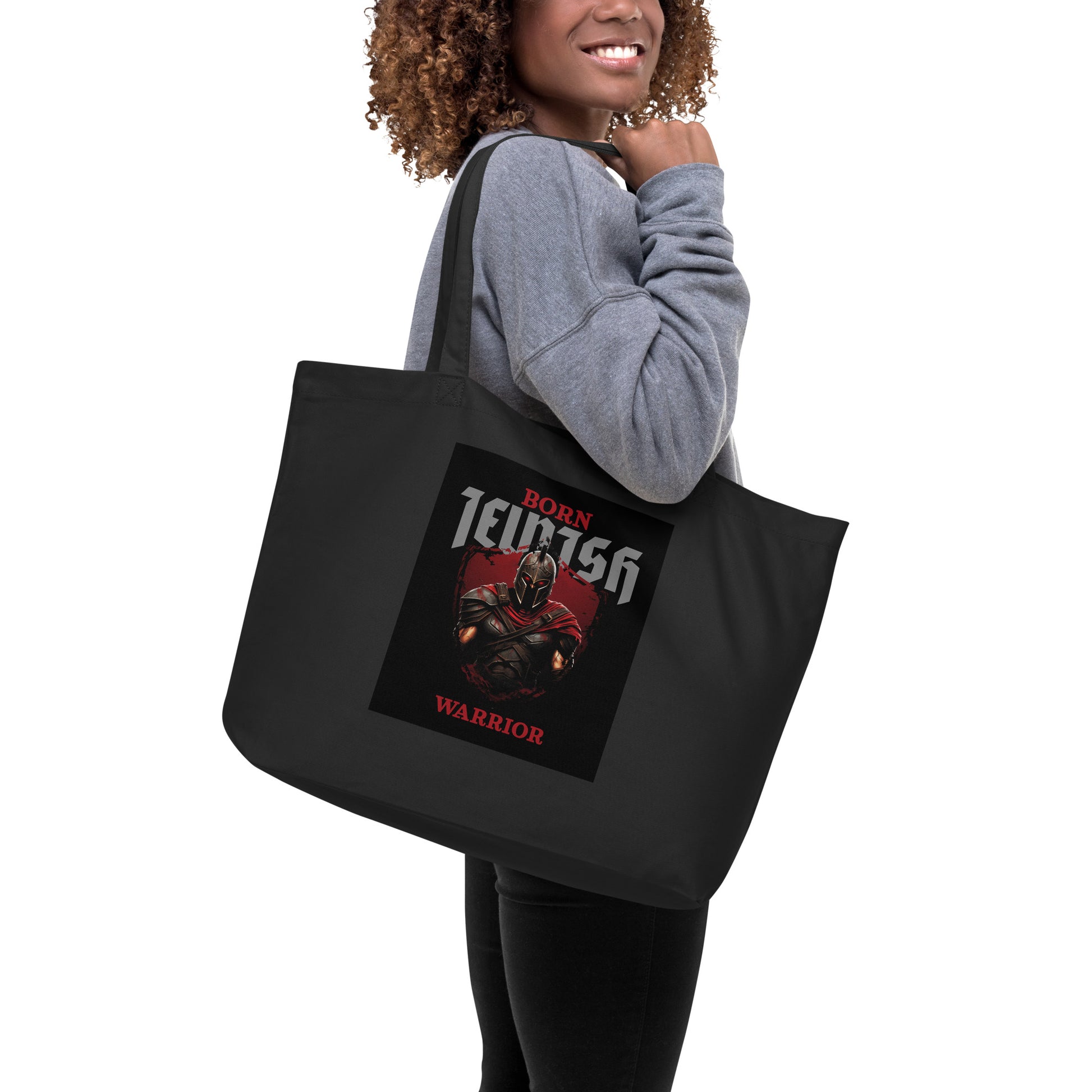 Brave Warrior | Large Organic Tote Bag