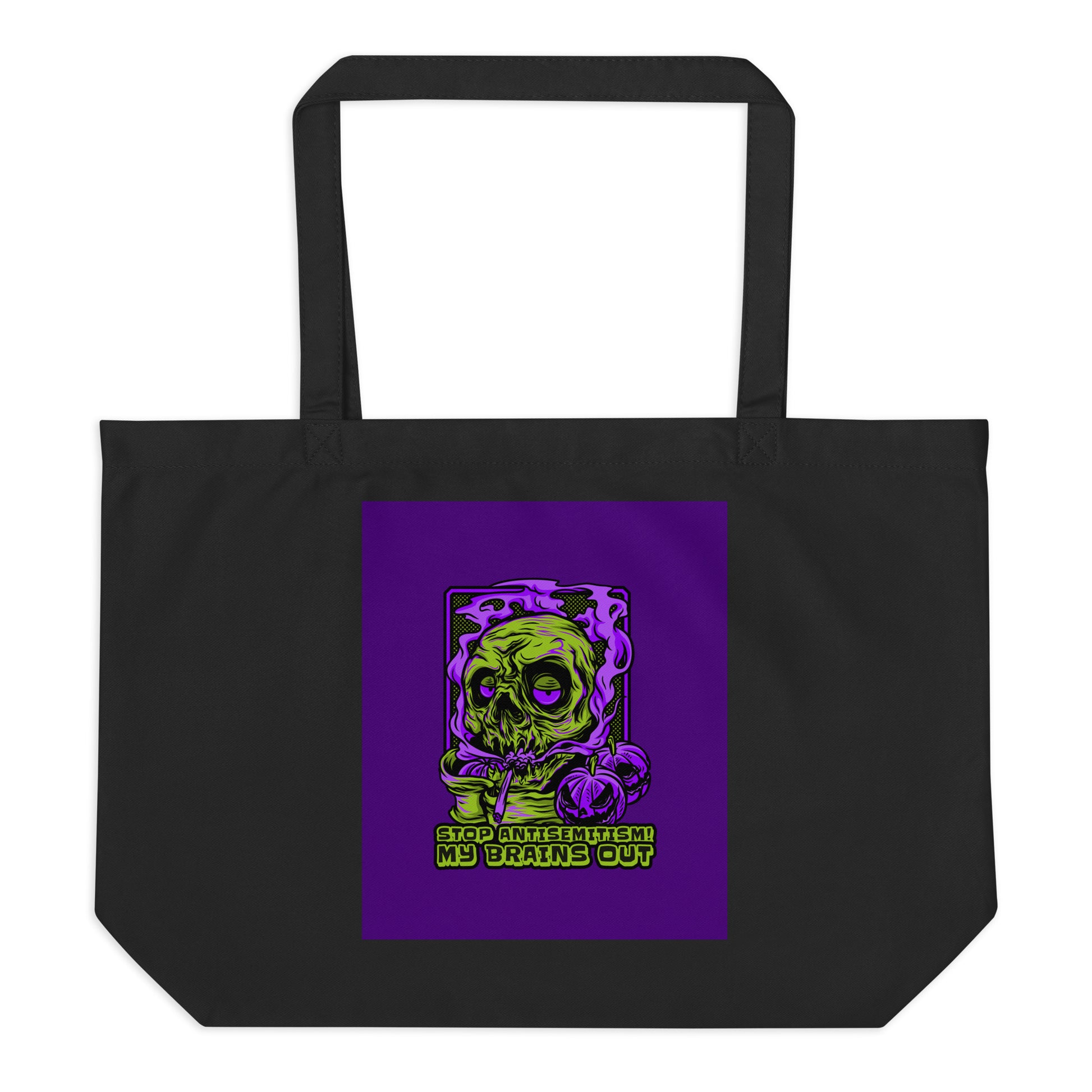 Horror Movie | Antisemitism | Large Organic Tote Bag Jouparty