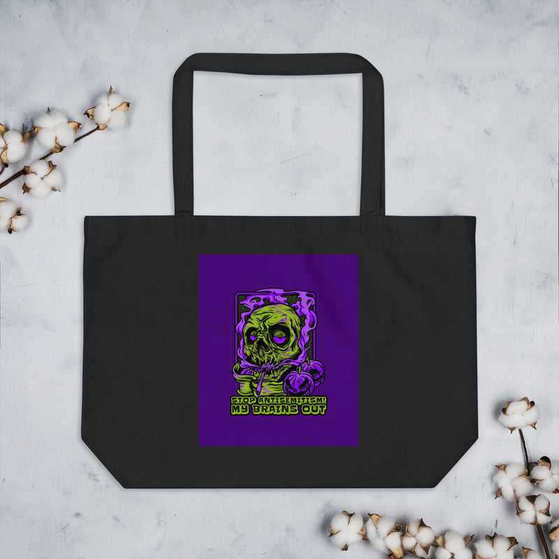 Horror Movie | Antisemitism | Large Organic Tote Bag
