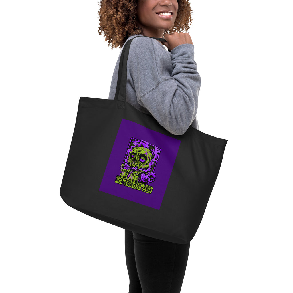 Horror Movie | Antisemitism | Large Organic Tote Bag Jouparty