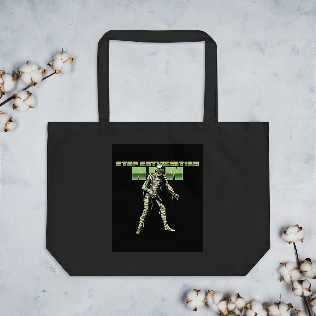 Horror Movie | Antisemitism | Large Organic Tote Bag