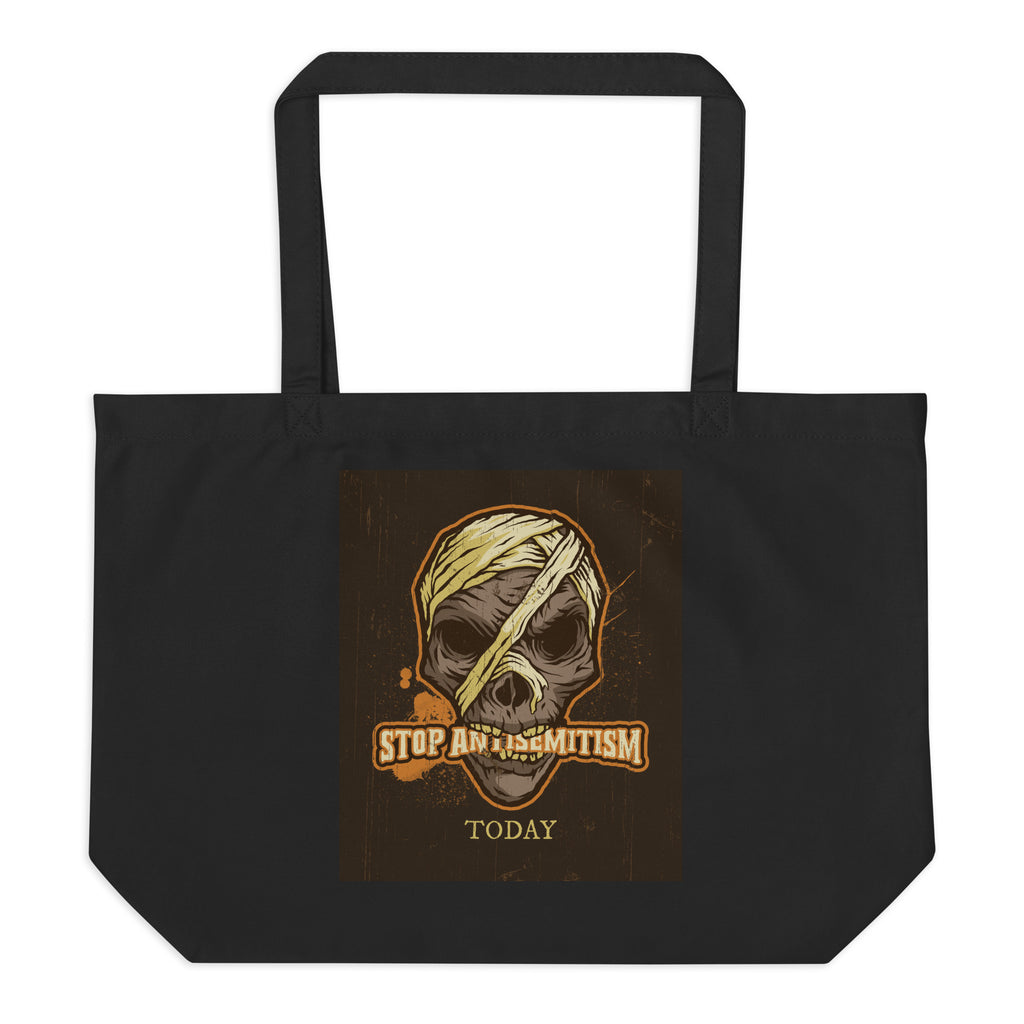 Horror Movie | Antisemitism | Large Organic Tote Bag Jouparty