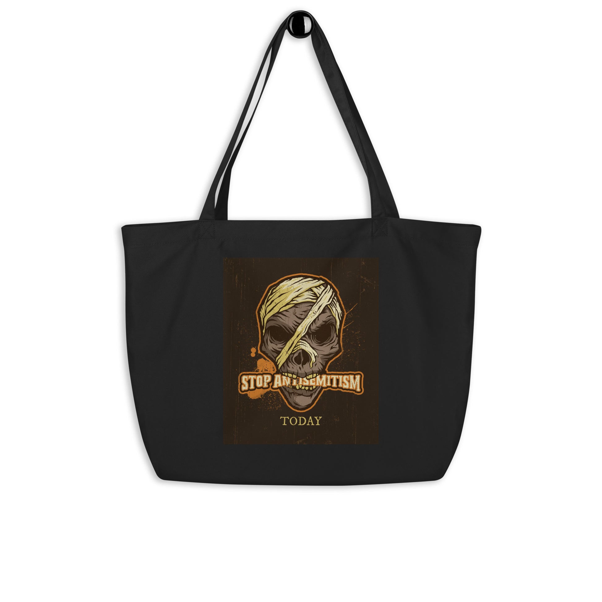 Horror Movie | Antisemitism | Large Organic Tote Bag Jouparty