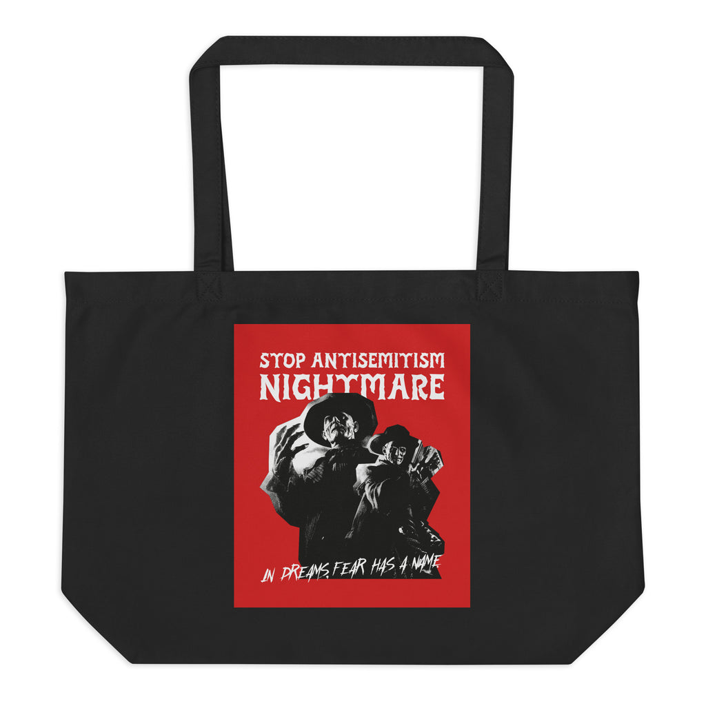 Horror Movie | Antisemitism | Large Organic Tote Bag Jouparty