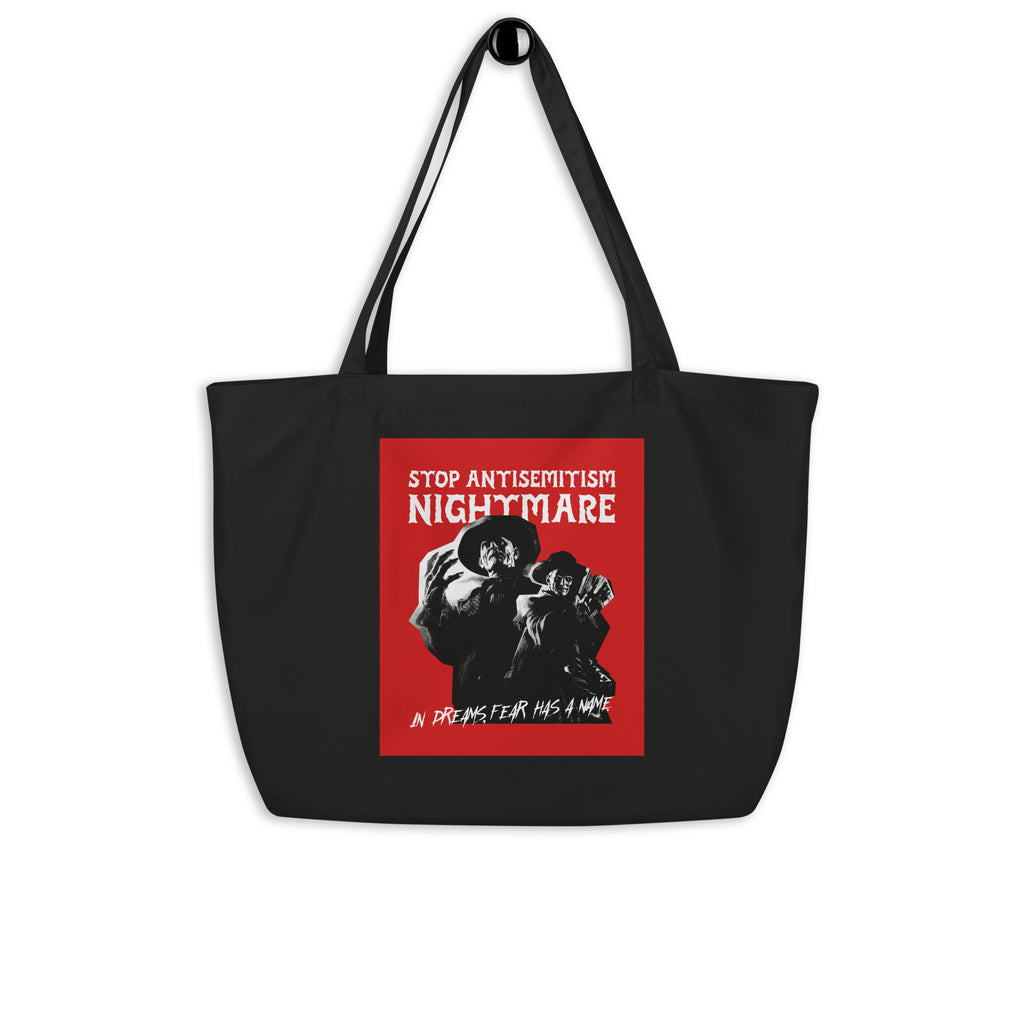 Horror Movie | Antisemitism | Large Organic Tote Bag Jouparty