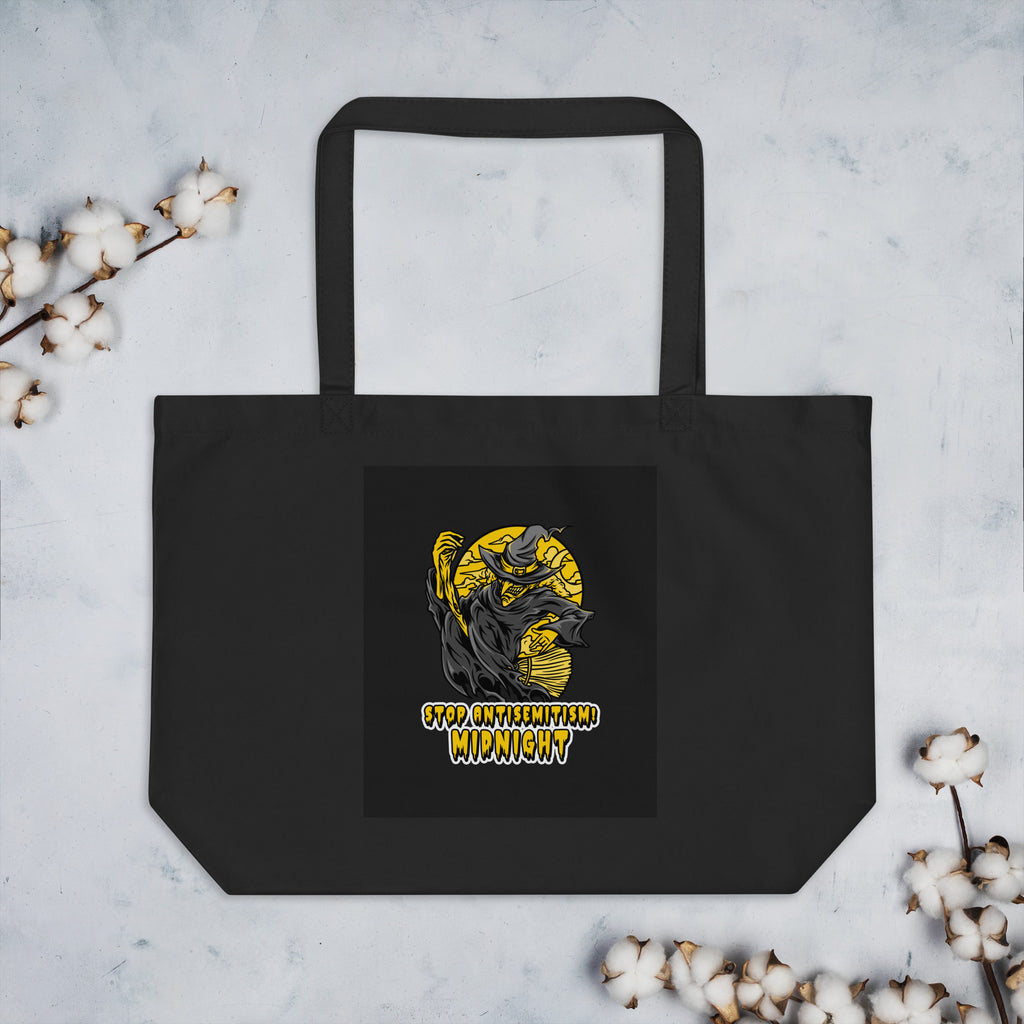 Horror Movie | Antisemitism | Large Organic Tote Bag
