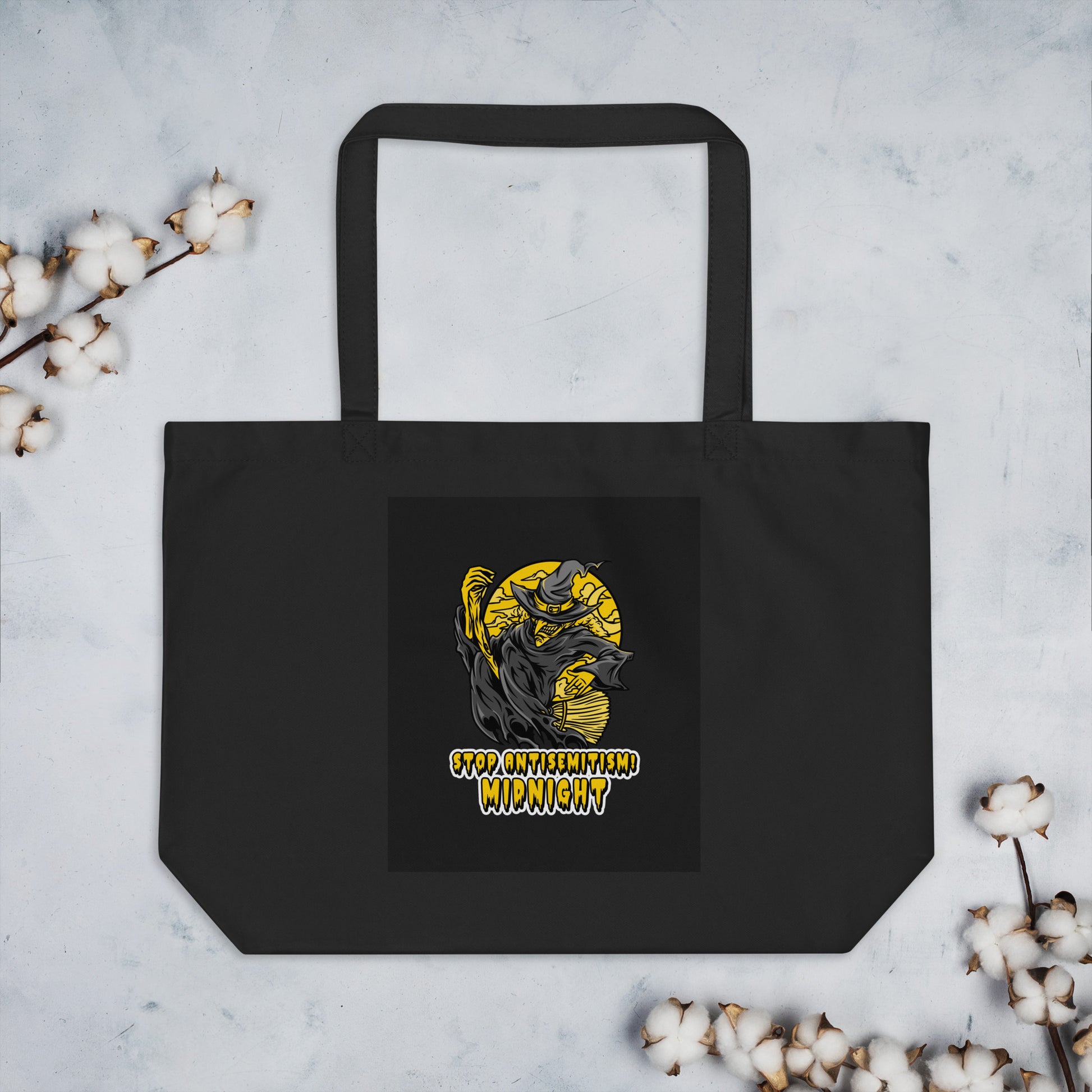 Horror Movie | Antisemitism | Large Organic Tote Bag