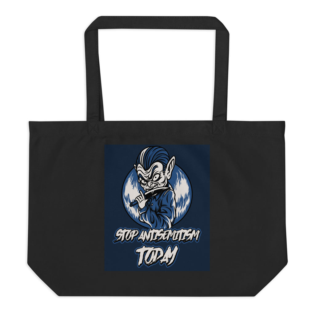 Horror Movie | Antisemitism | Large Organic Tote Bag