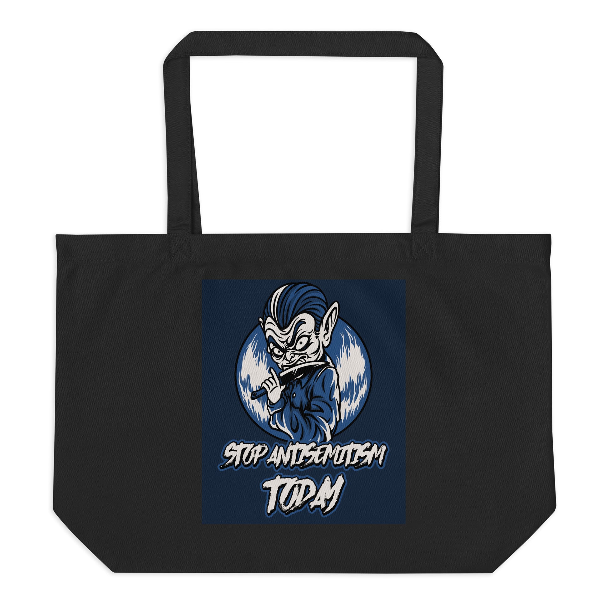 Horror Movie | Antisemitism | Large Organic Tote Bag
