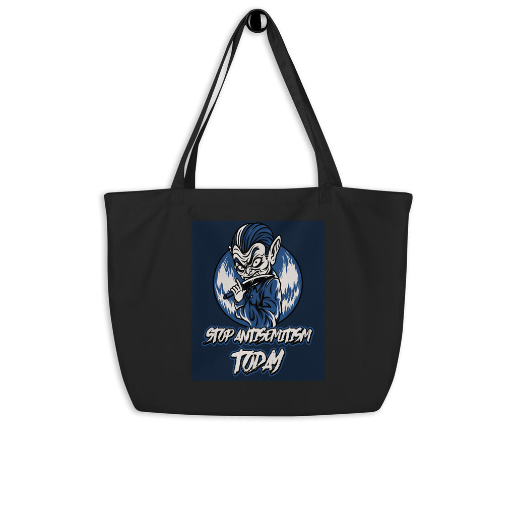 Horror Movie | Antisemitism | Large Organic Tote Bag