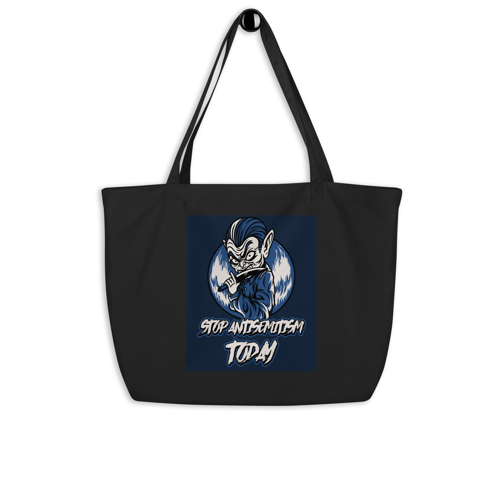 Horror Movie | Antisemitism | Large Organic Tote Bag