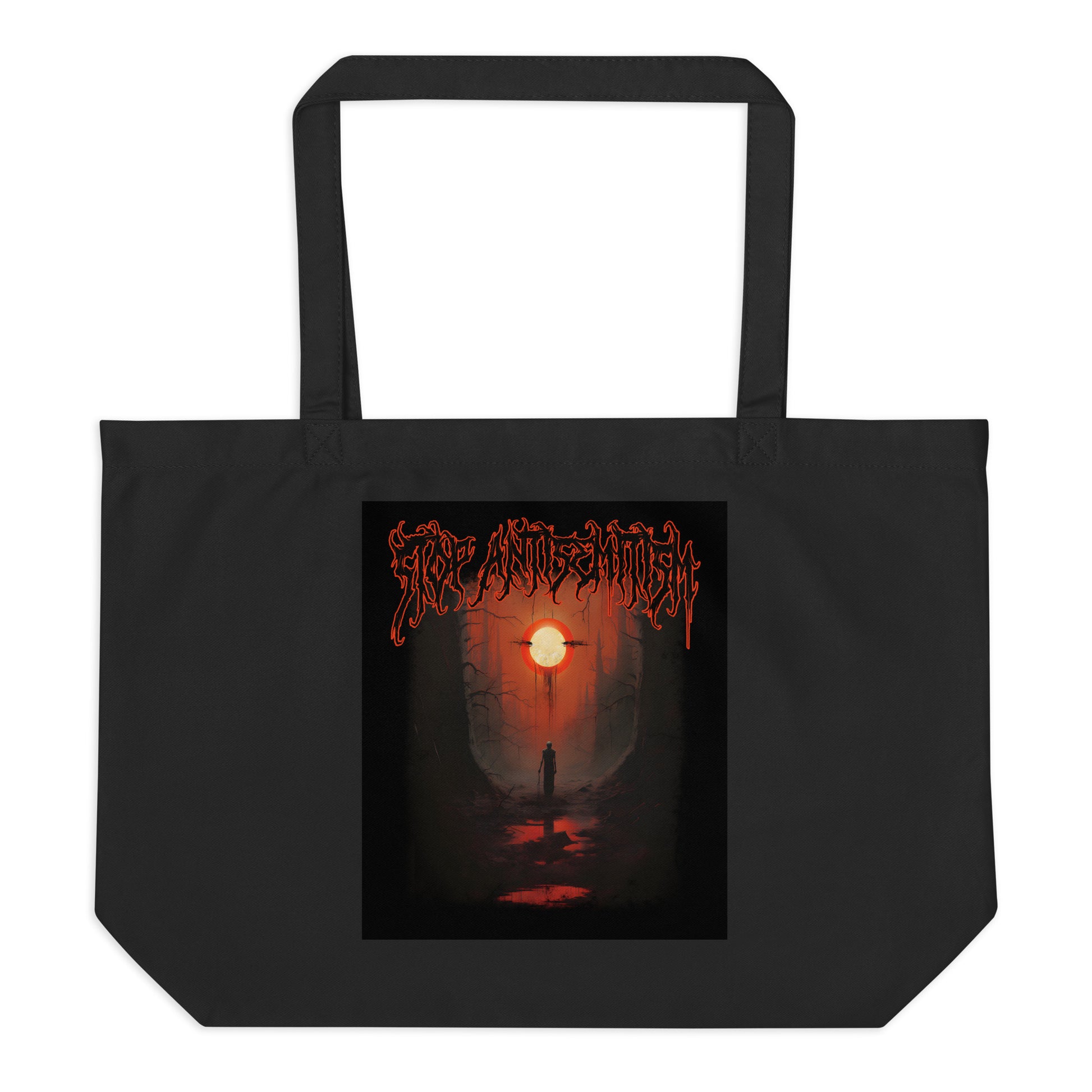 Horror Movie | Antisemitism | Large Organic Tote Bag