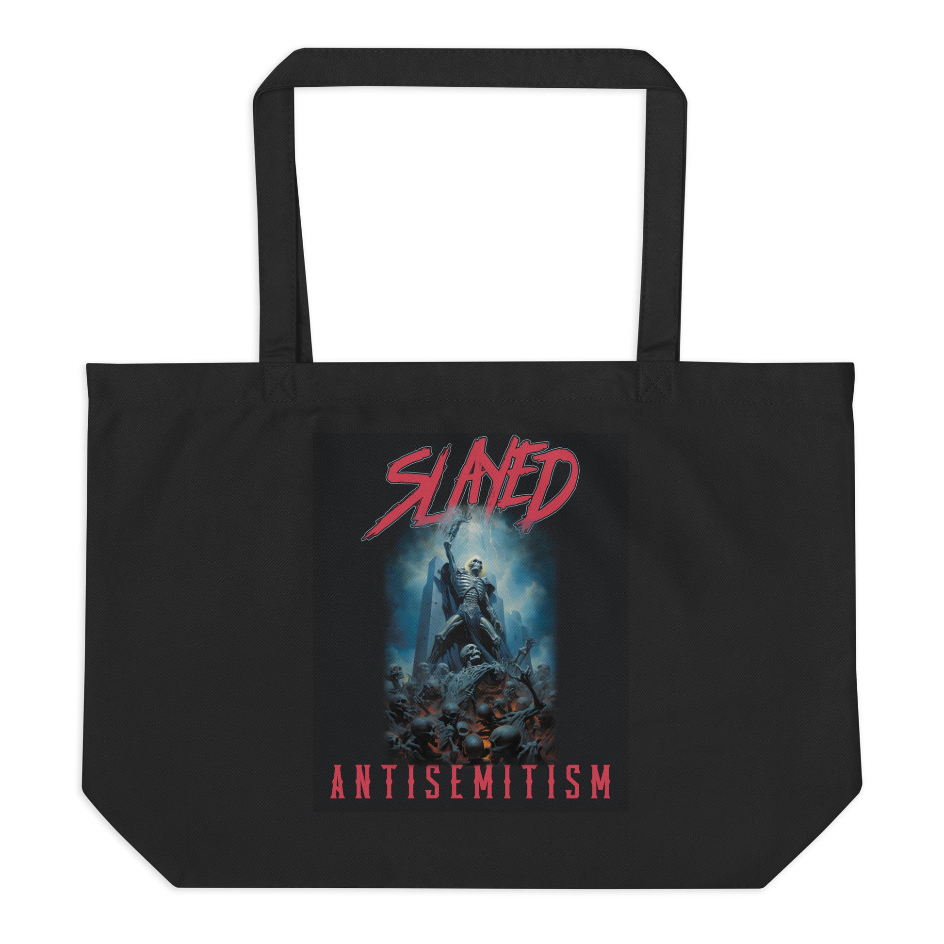 Horror Movie | Antisemitism | Large Organic Tote Bag