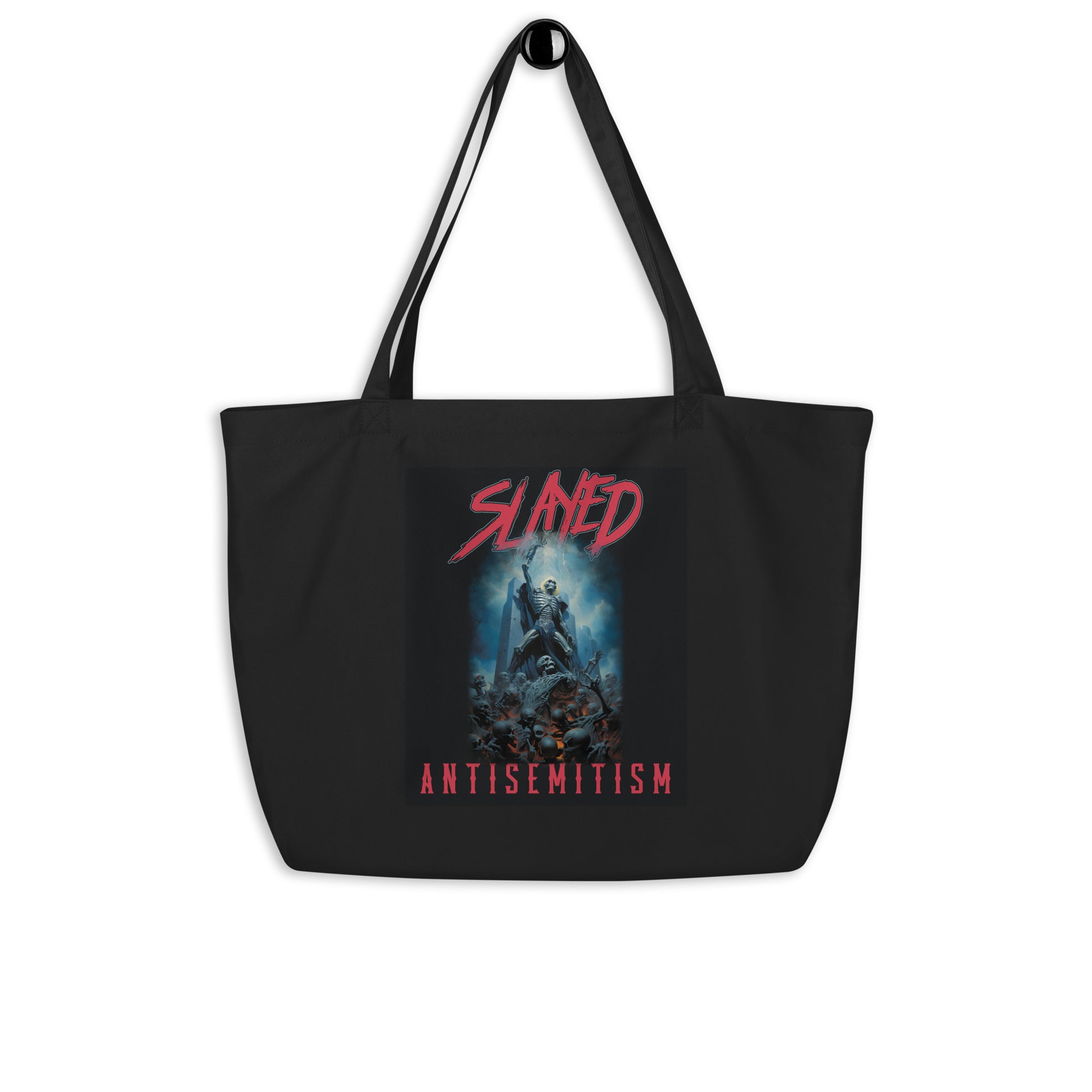Horror Movie | Antisemitism | Large Organic Tote Bag