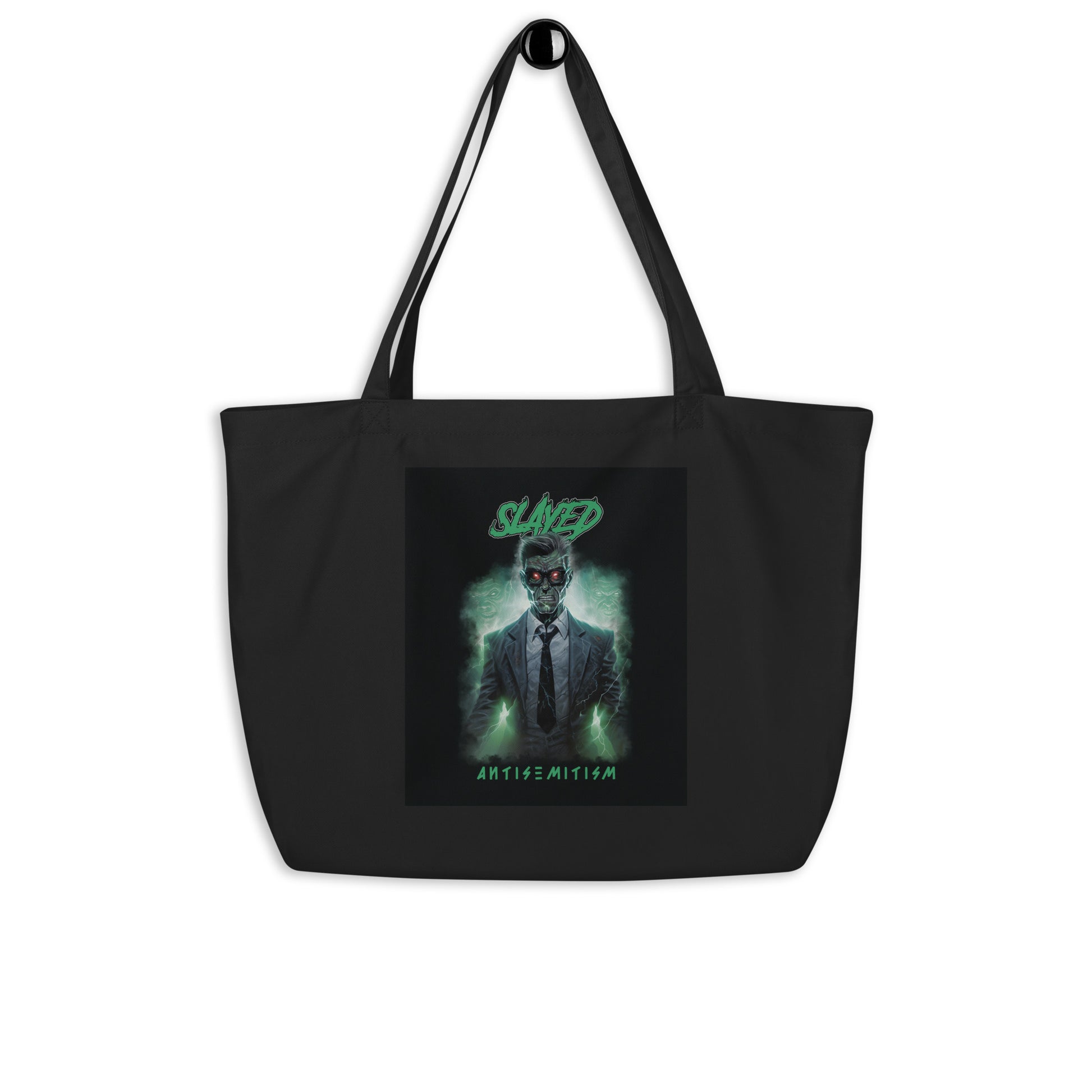 Horror Movie | Antisemitism | Large Organic Tote Bag