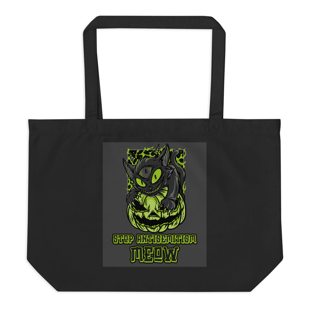 Horror Movie | Antisemitism | Large Organic Tote Bag Jouparty