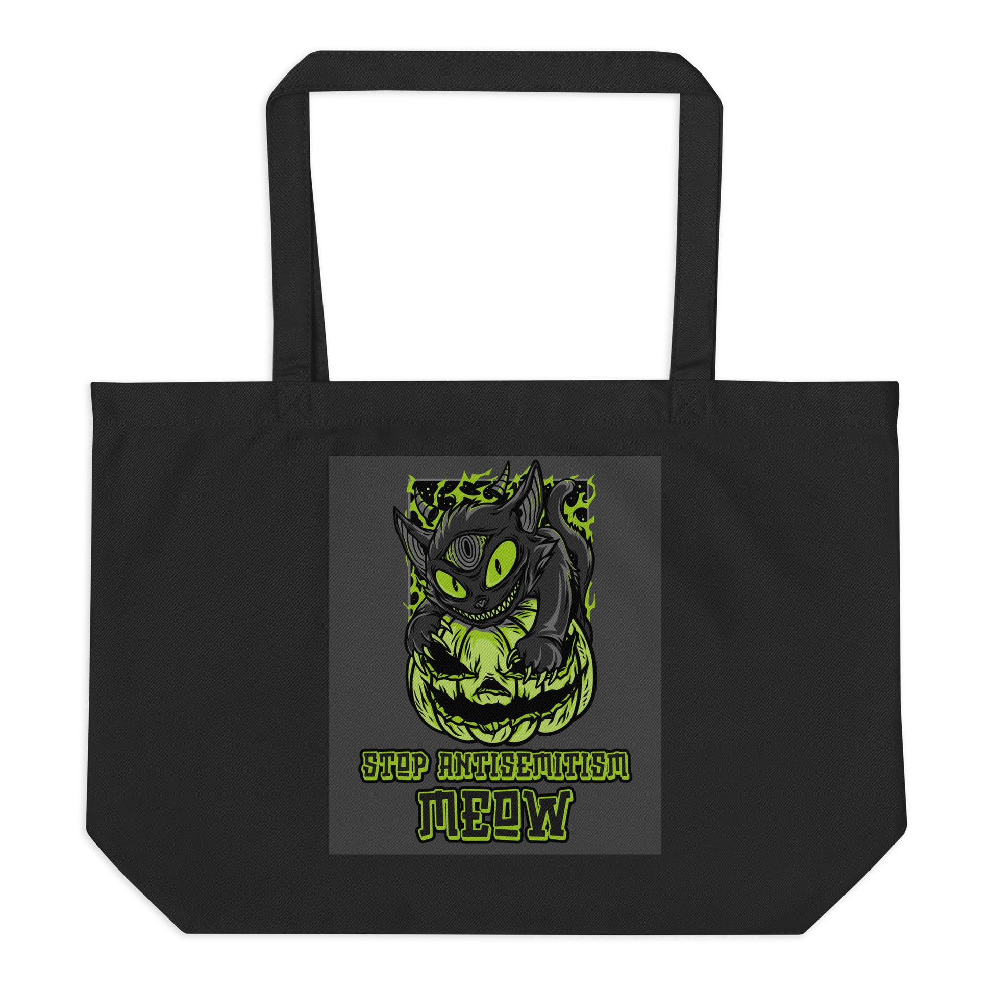 Horror Movie | Antisemitism | Large Organic Tote Bag Jouparty