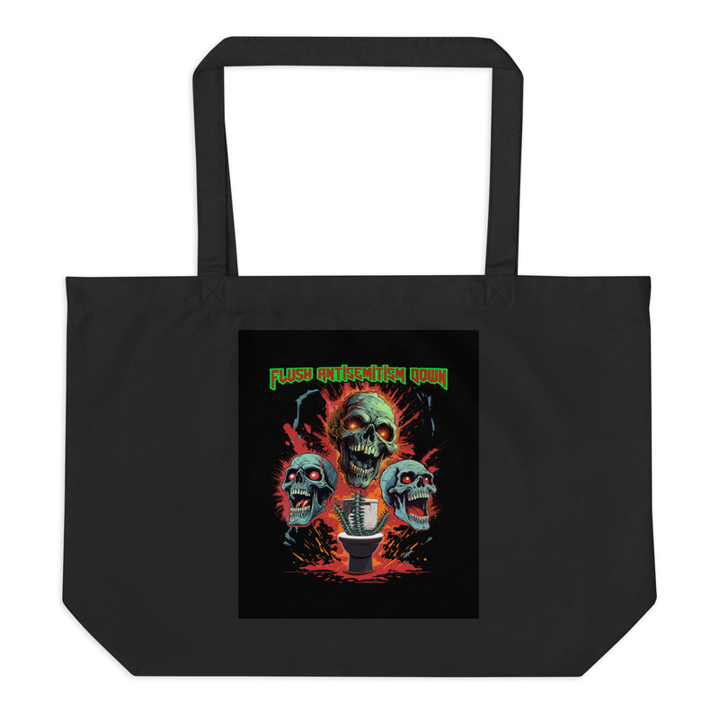 Horror Movie | Antisemitism | Large Organic Tote Bag