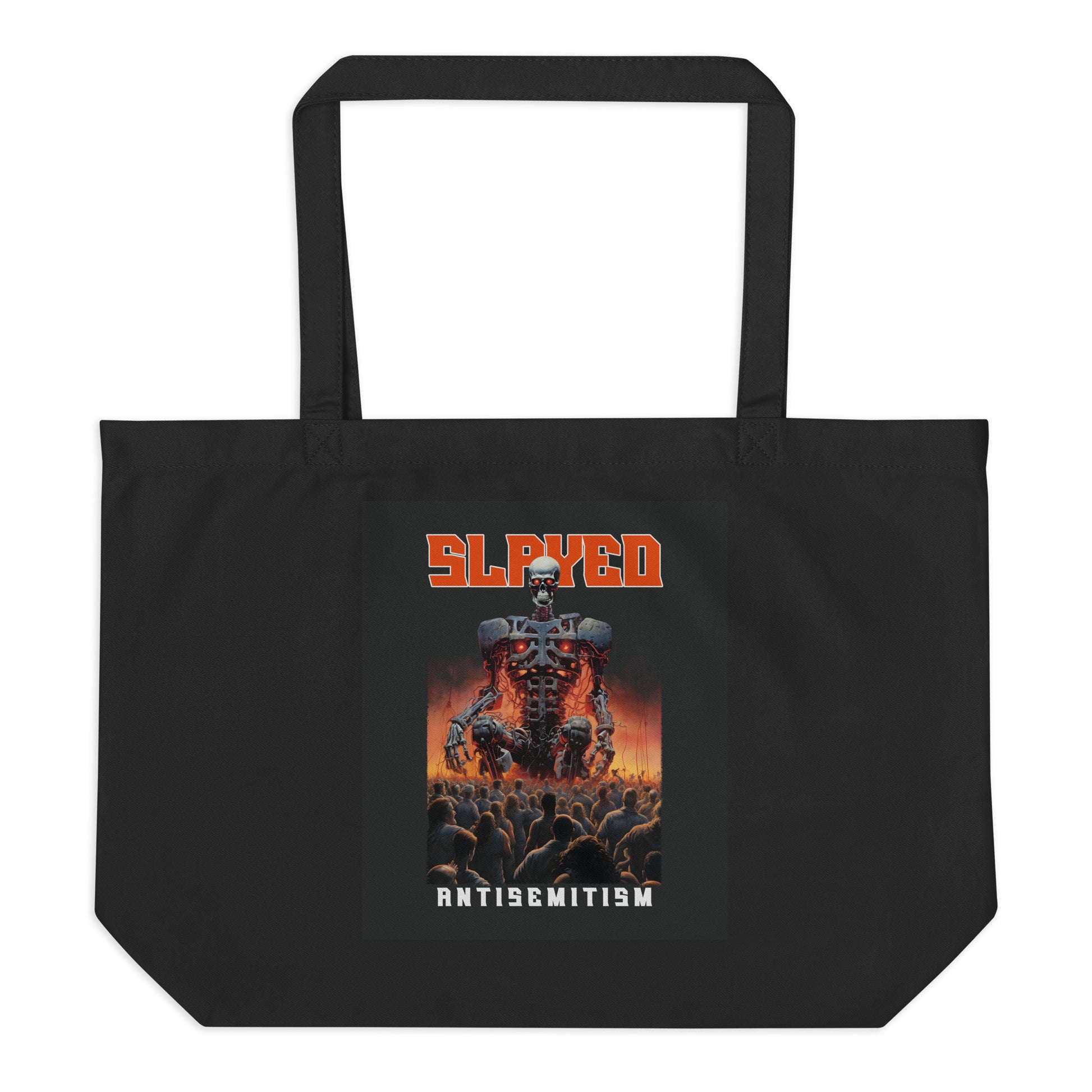Horror Movie | Antisemitism | Large Organic Tote Bag Jouparty