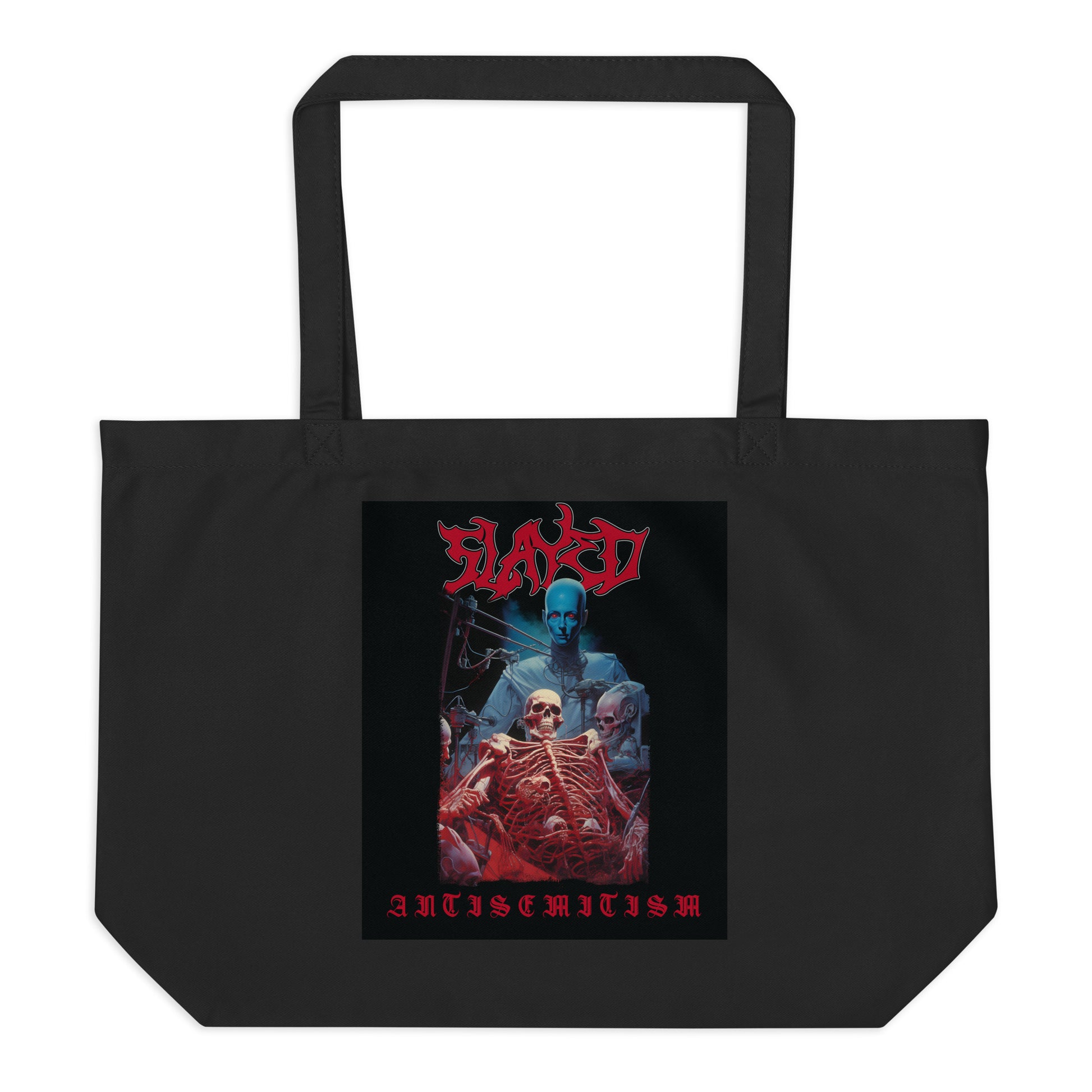 Horror Movie | Antisemitism | Large Organic Tote Bag Jouparty