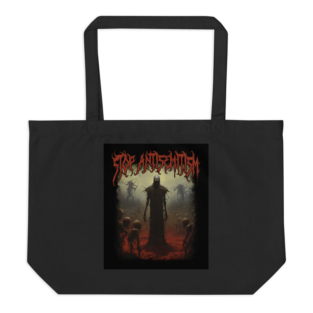Horror Movie | Antisemitism | Large Organic Tote Bag
