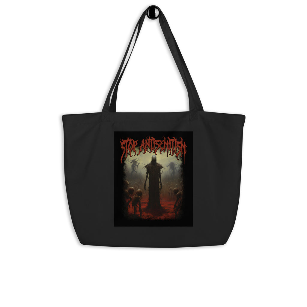 Horror Movie | Antisemitism | Large Organic Tote Bag