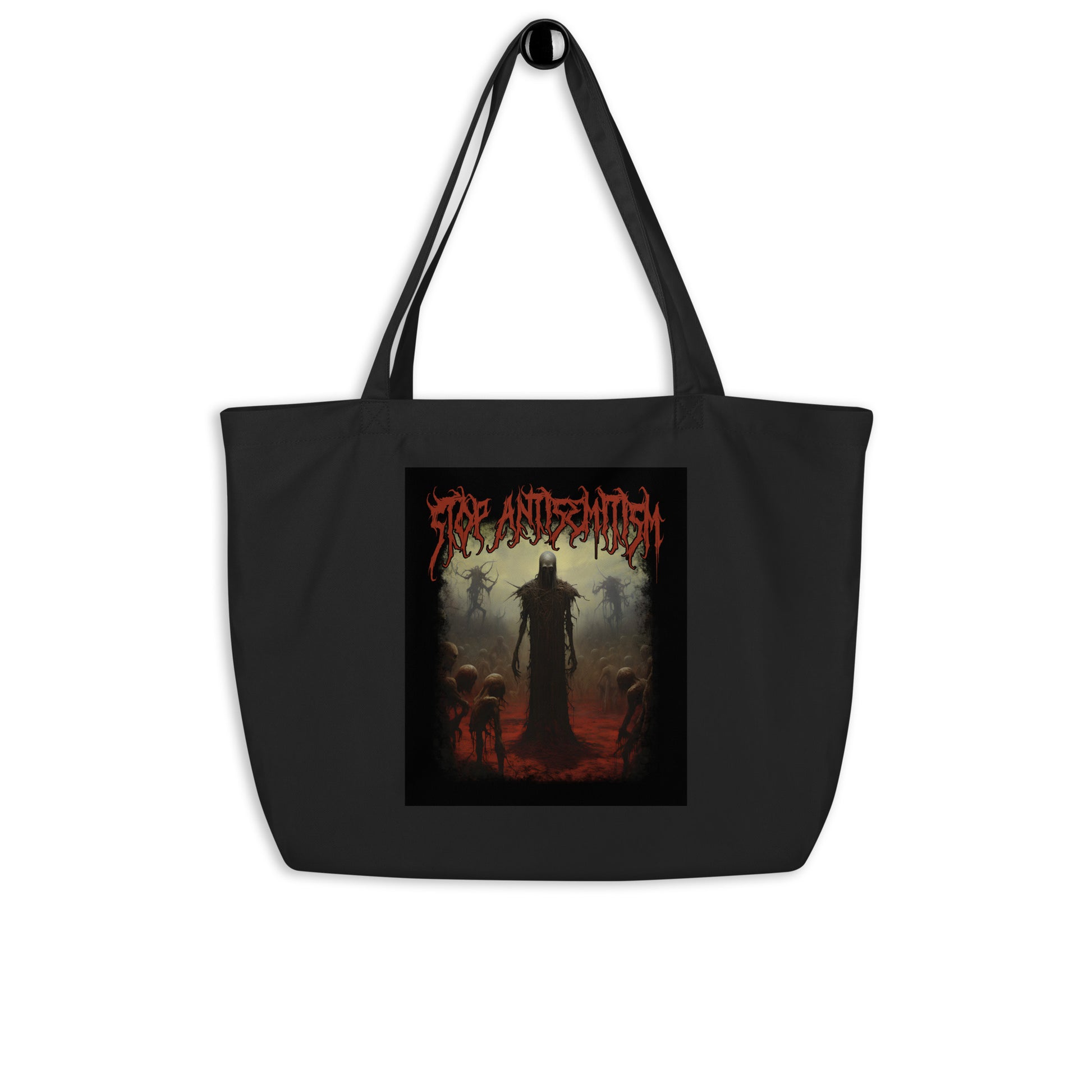 Horror Movie | Antisemitism | Large Organic Tote Bag