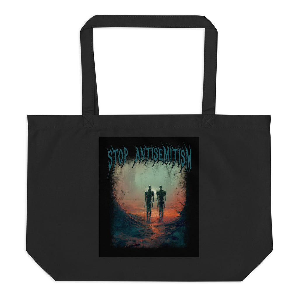 Horror Movie | Antisemitism | Large Organic Tote Bag Jouparty