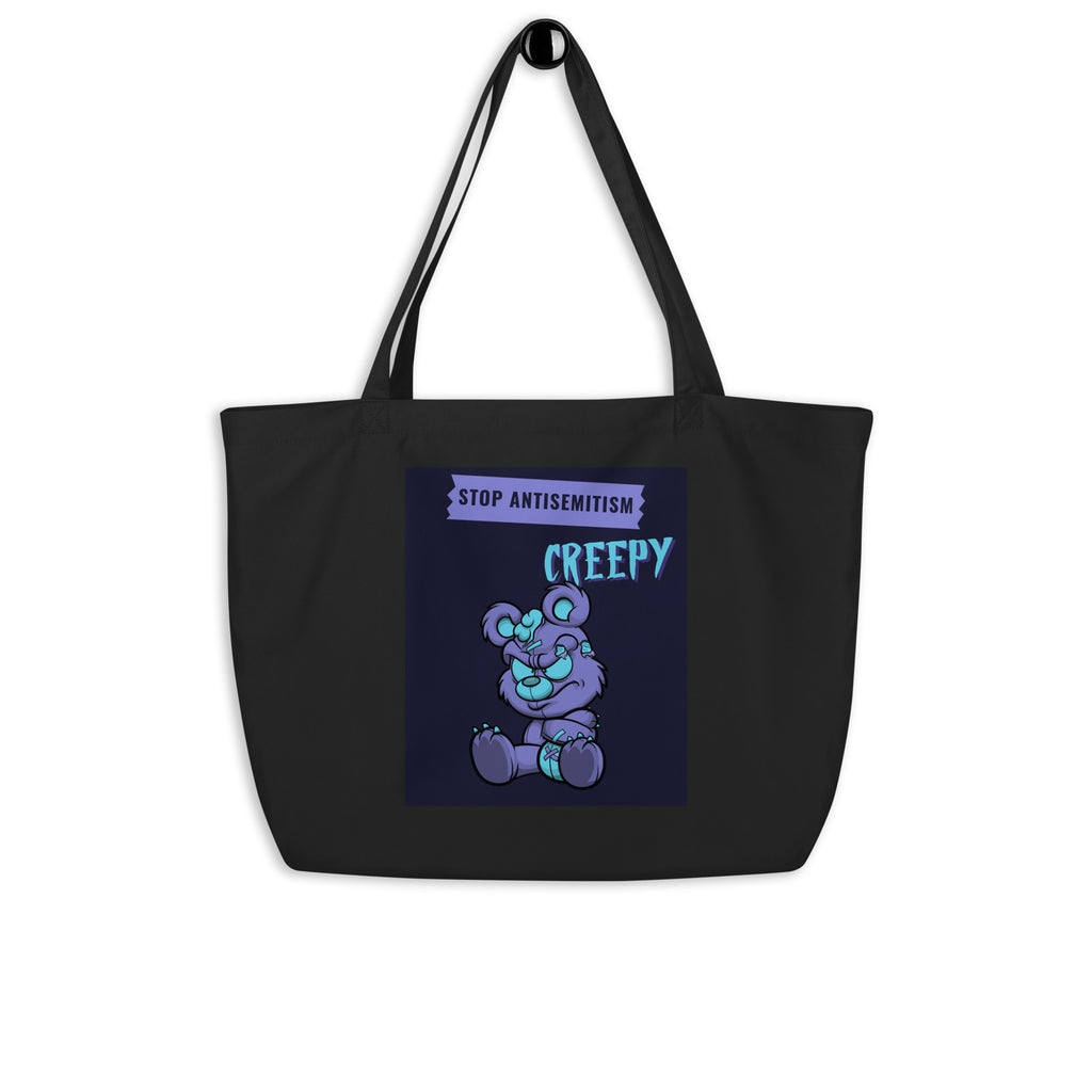 Horror Movie | Antisemitism | Large Organic Tote Bag Jouparty
