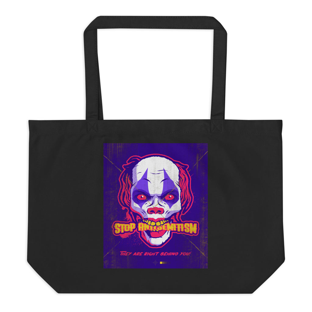 Horror Movie | Antisemitism | Large Organic Tote Bag