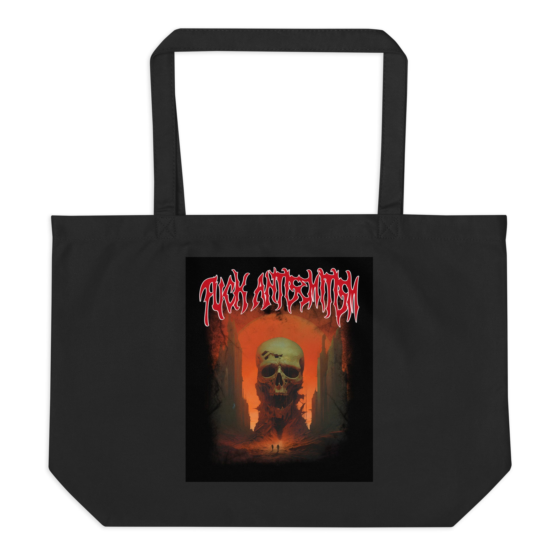 Horror Movie | Antisemitism | Large Organic Tote Bag