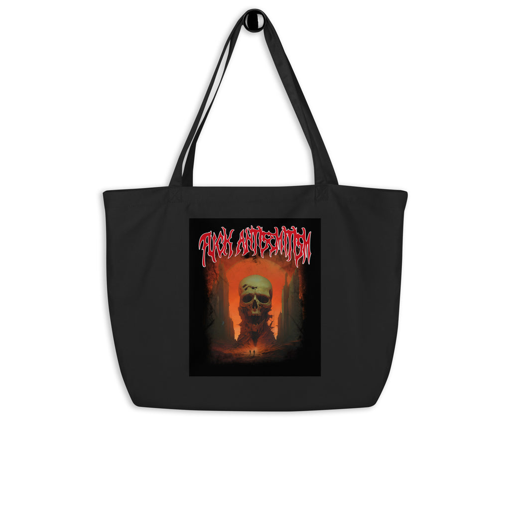 Horror Movie | Antisemitism | Large Organic Tote Bag