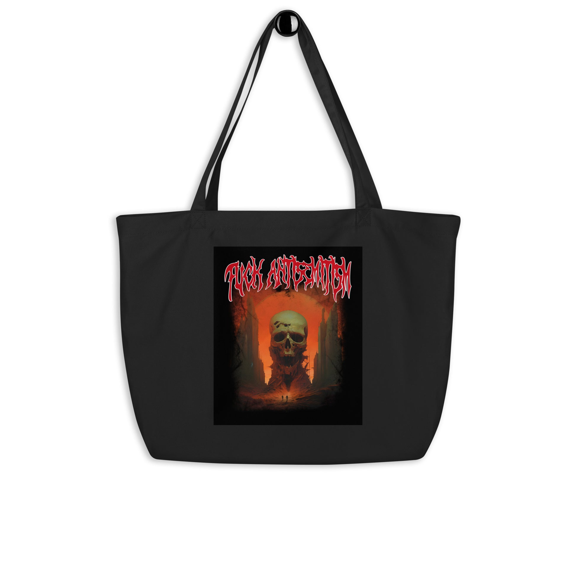 Horror Movie | Antisemitism | Large Organic Tote Bag
