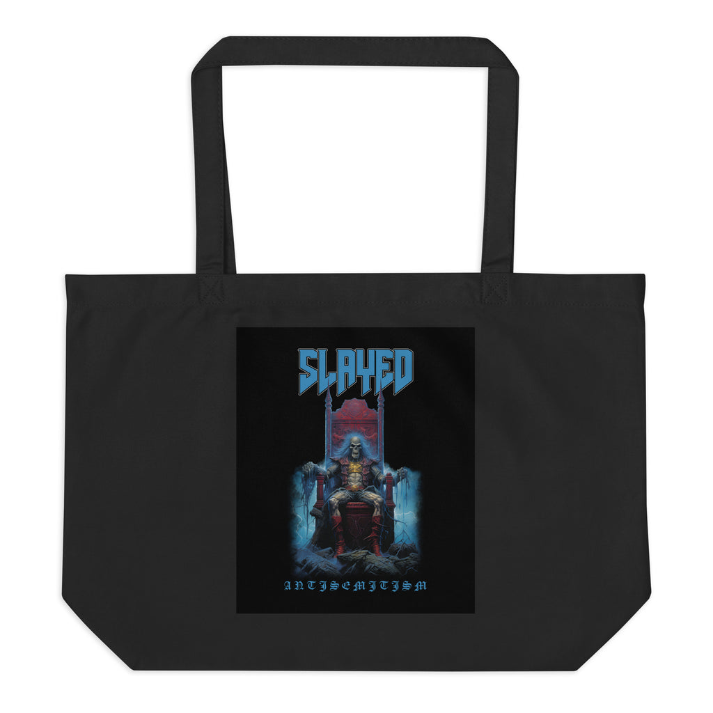 Horror Movie | Antisemitism | Large Organic Tote Bag Jouparty