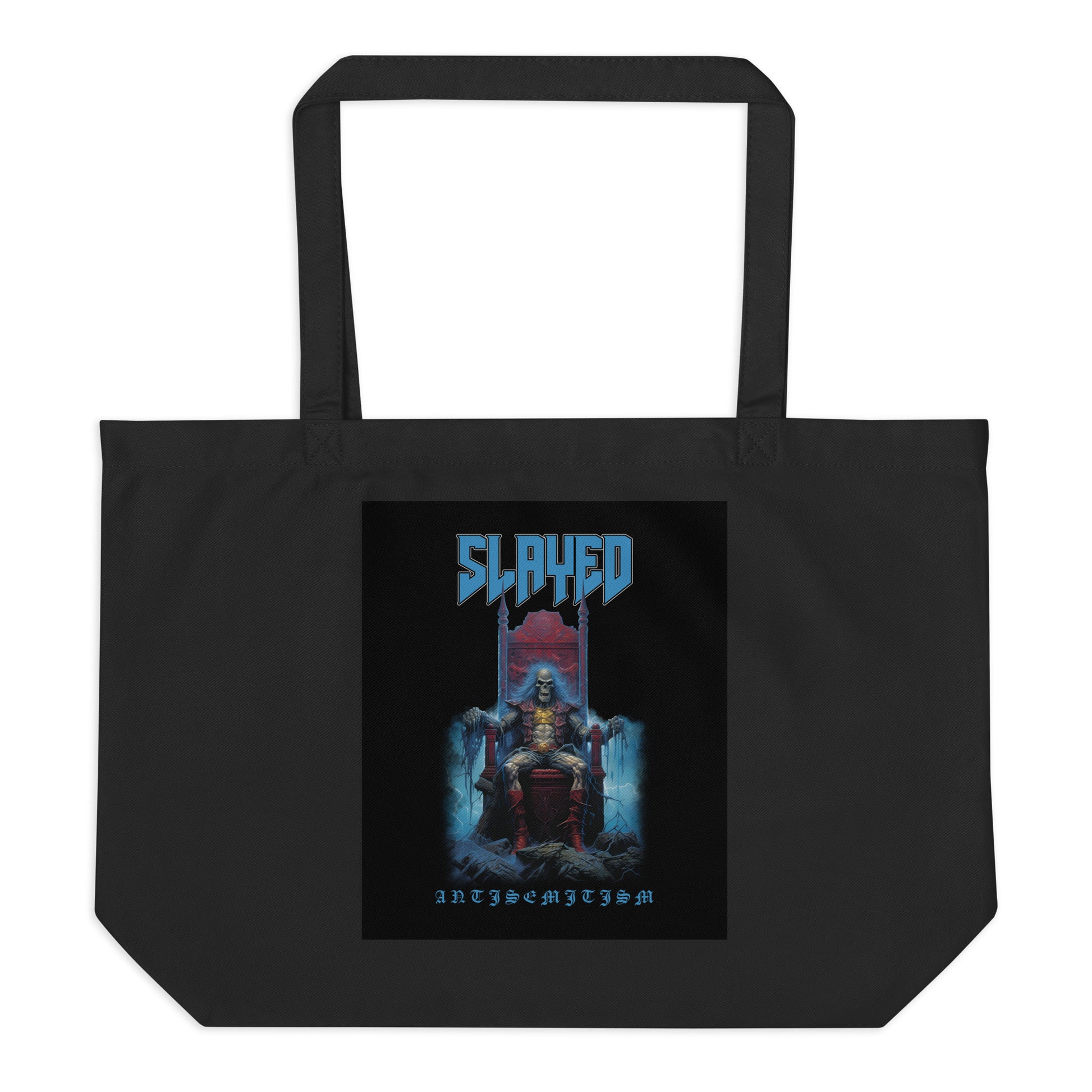 Horror Movie | Antisemitism | Large Organic Tote Bag Jouparty