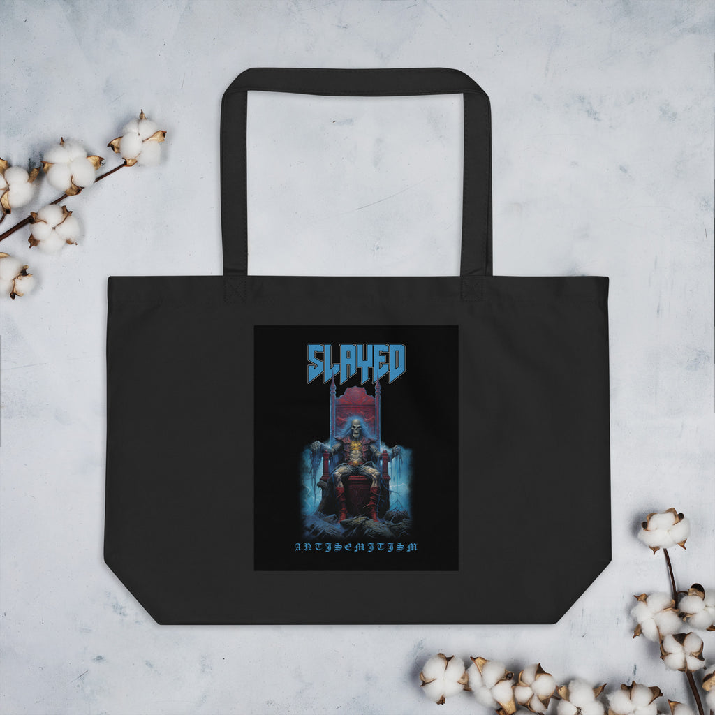 Horror Movie | Antisemitism | Large Organic Tote Bag Jouparty