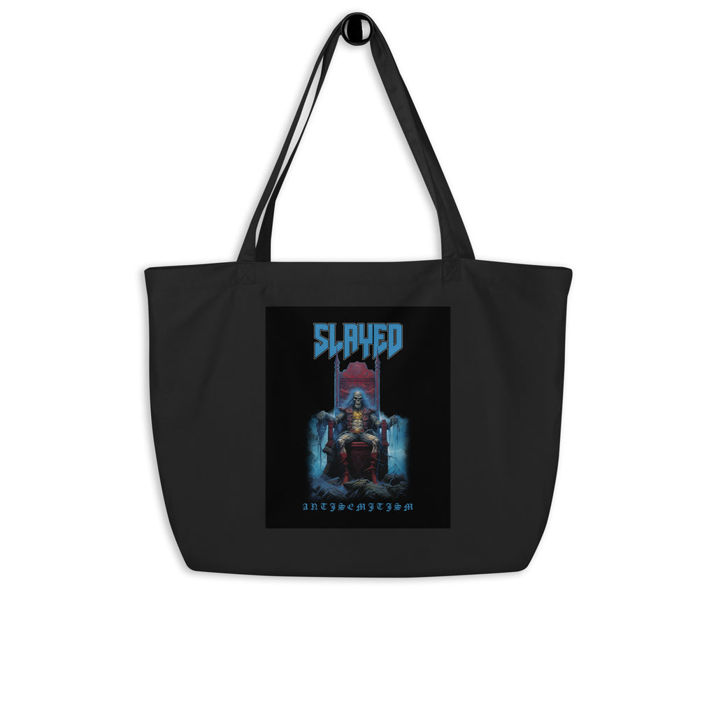 Horror Movie | Antisemitism | Large Organic Tote Bag Jouparty