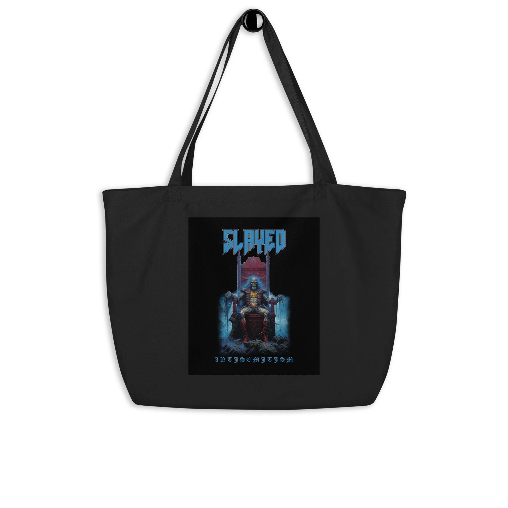 Horror Movie | Antisemitism | Large Organic Tote Bag Jouparty