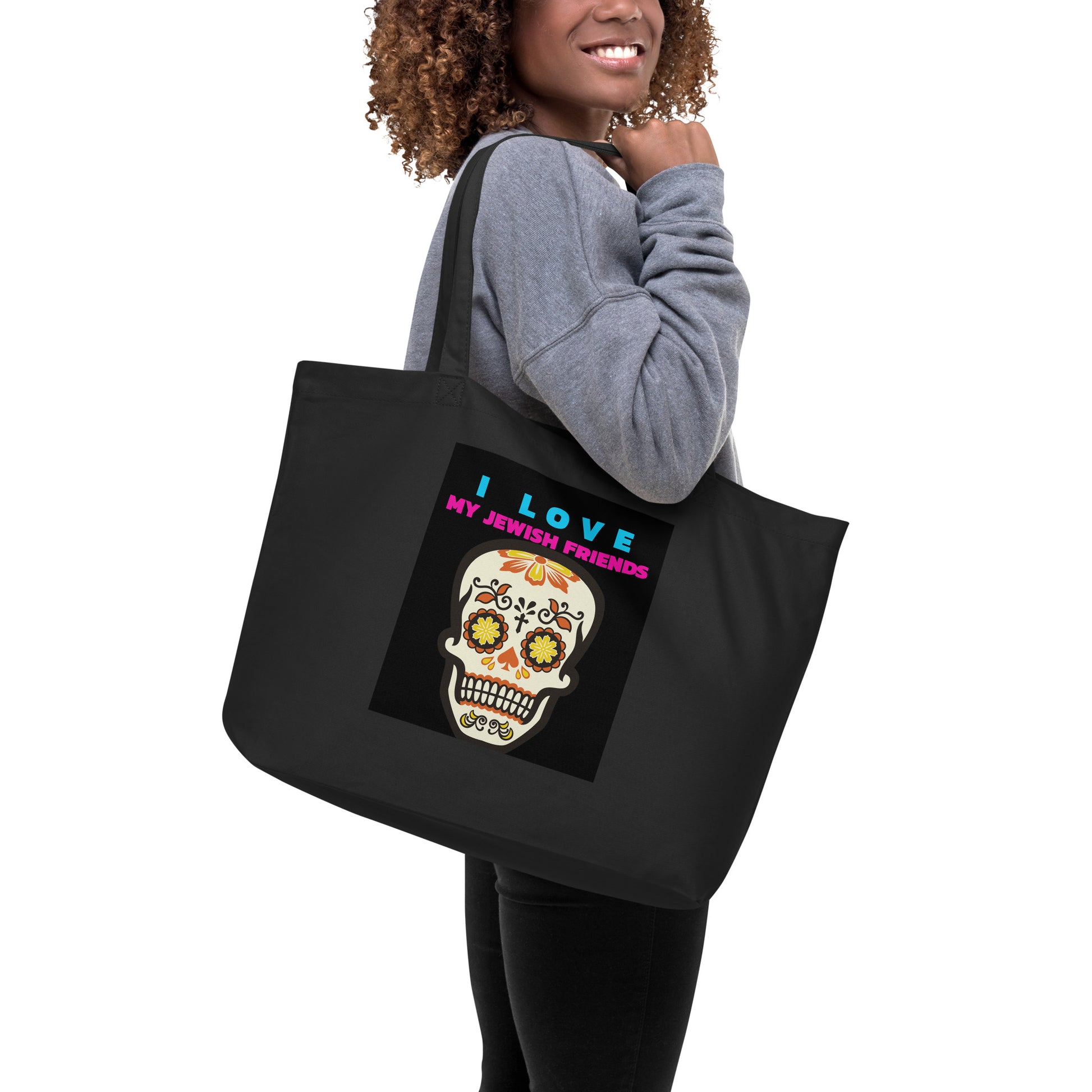 I Love My Jewish Friends | Large Organic Tote Bag