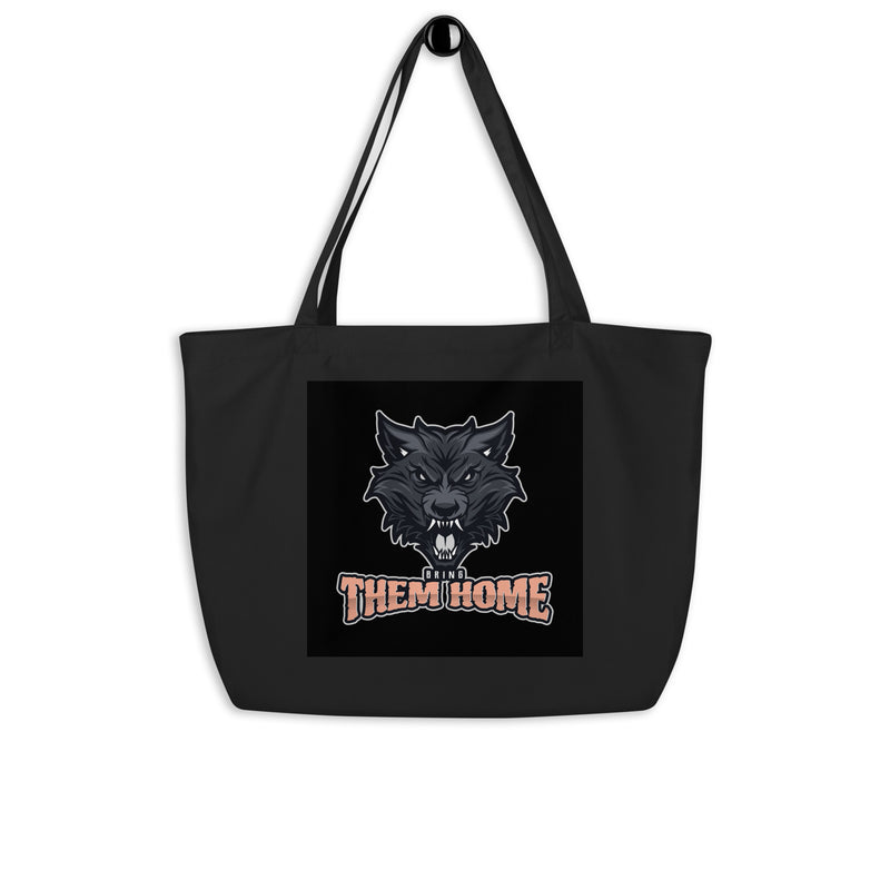 Bring Them Home | Animal Edition | Large Organic Tote Bag
