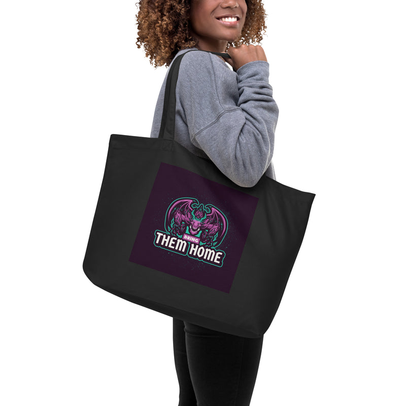 Bring Them Home | Animal Edition | Large Organic Tote Bag