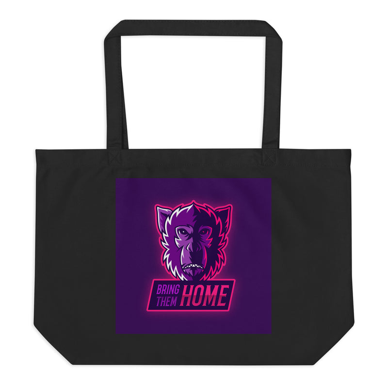 Bring Them Home | Animal Edition | Large Organic Tote Bag