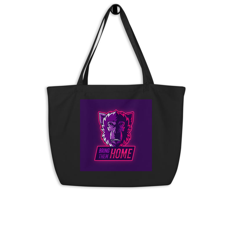 Bring Them Home | Animal Edition | Large Organic Tote Bag