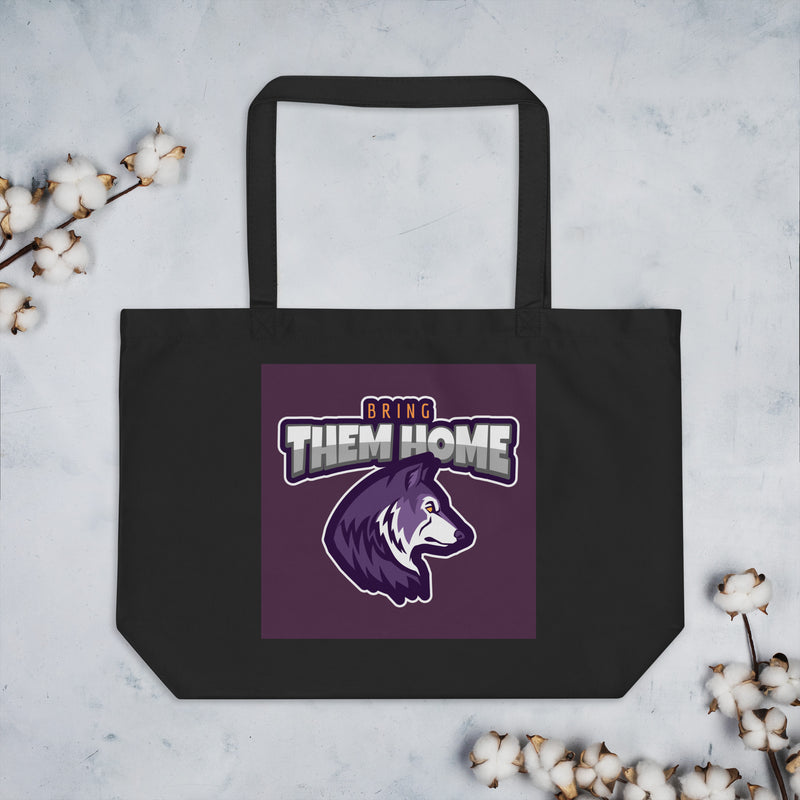 Bring Them Home | Animal Edition | Large Organic Tote Bag