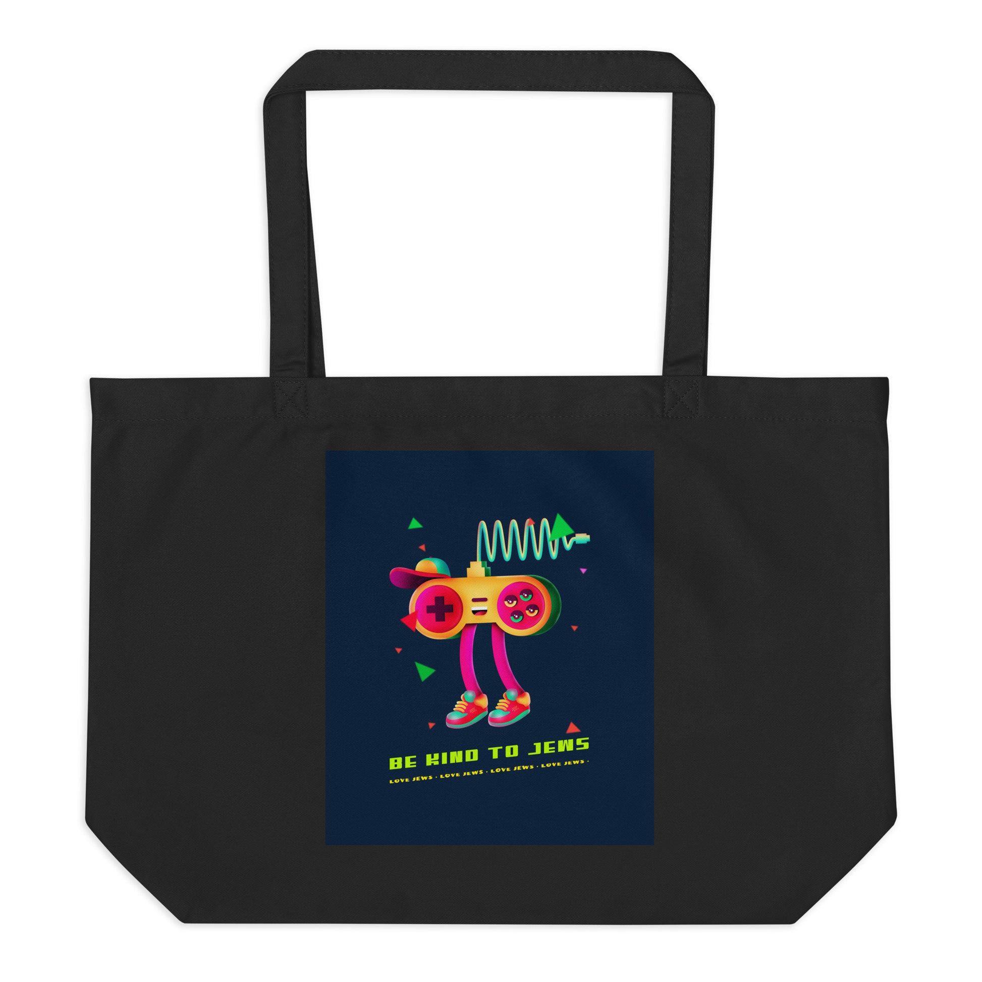 All In For Jews | Large Organic Tote Bag Jouparty