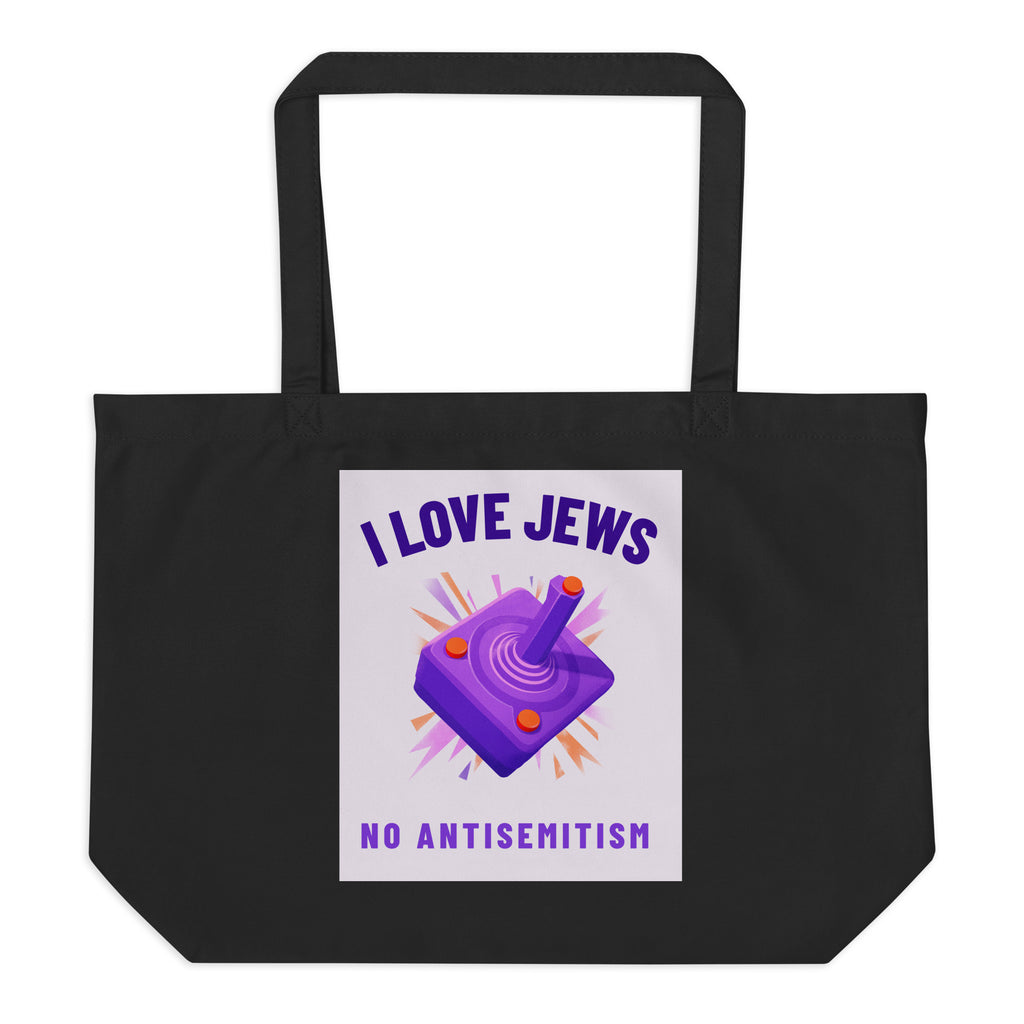 All In For Jews | Large Organic Tote Bag Jouparty