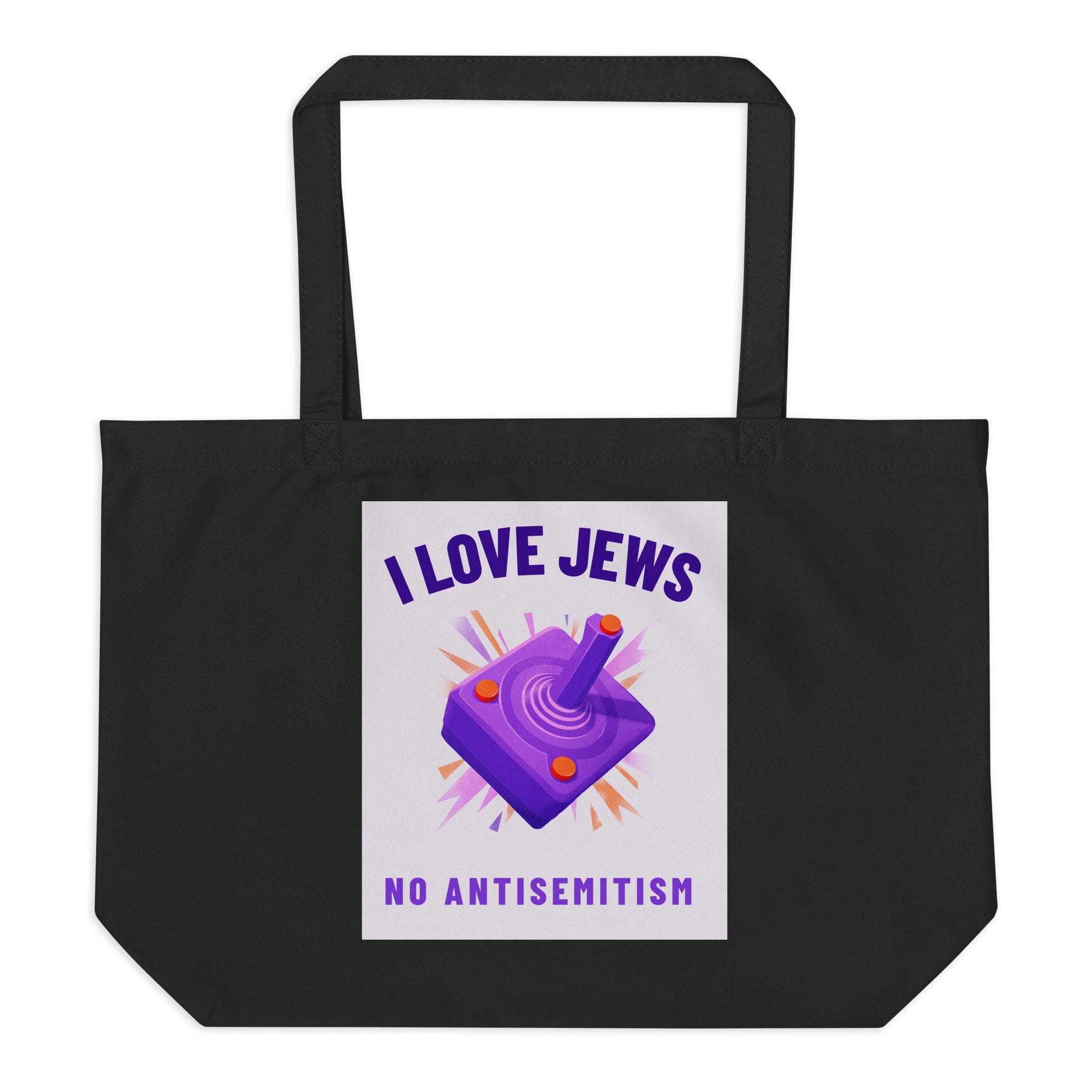 All In For Jews | Large Organic Tote Bag Jouparty
