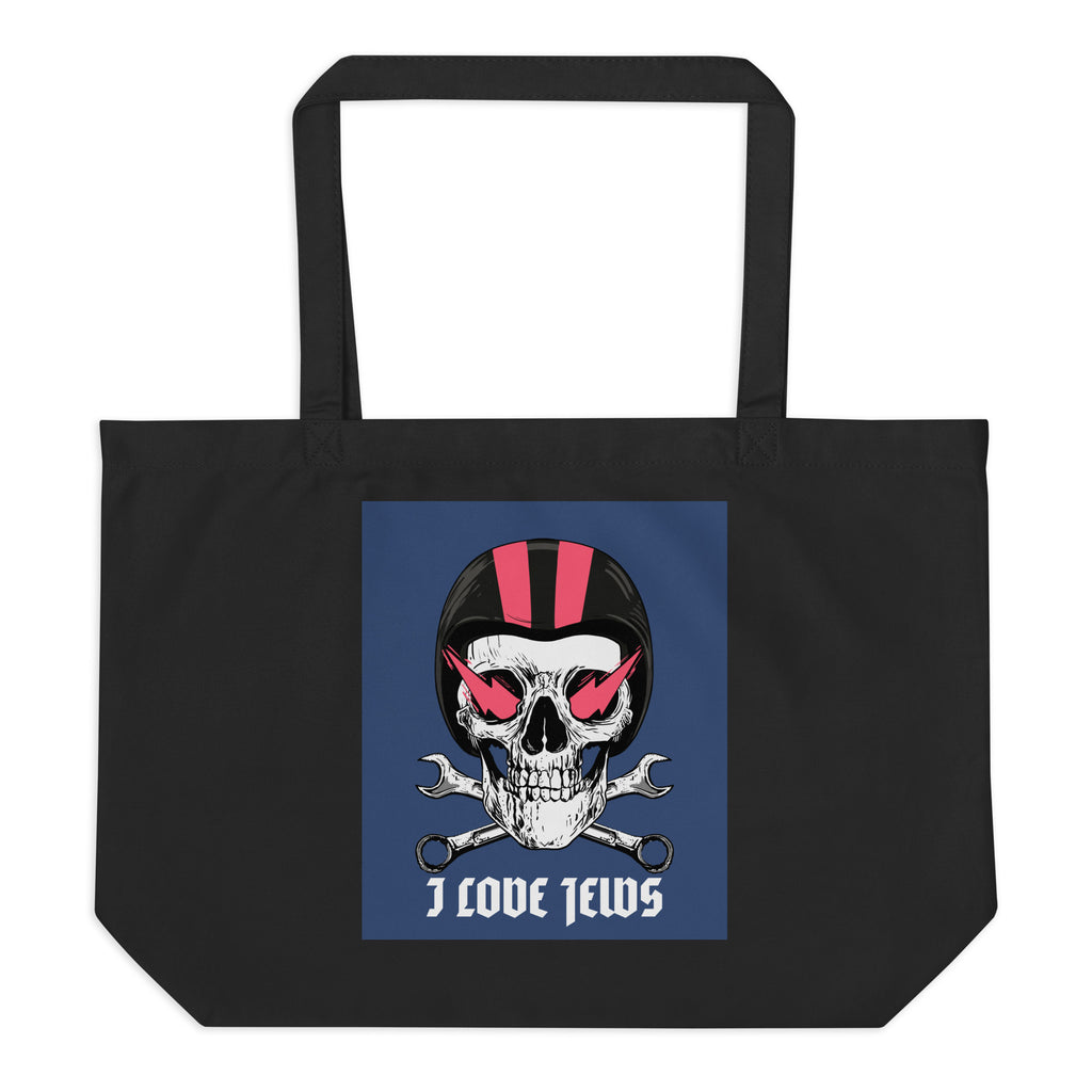 All In For Jews | Large Organic Tote Bag Jouparty