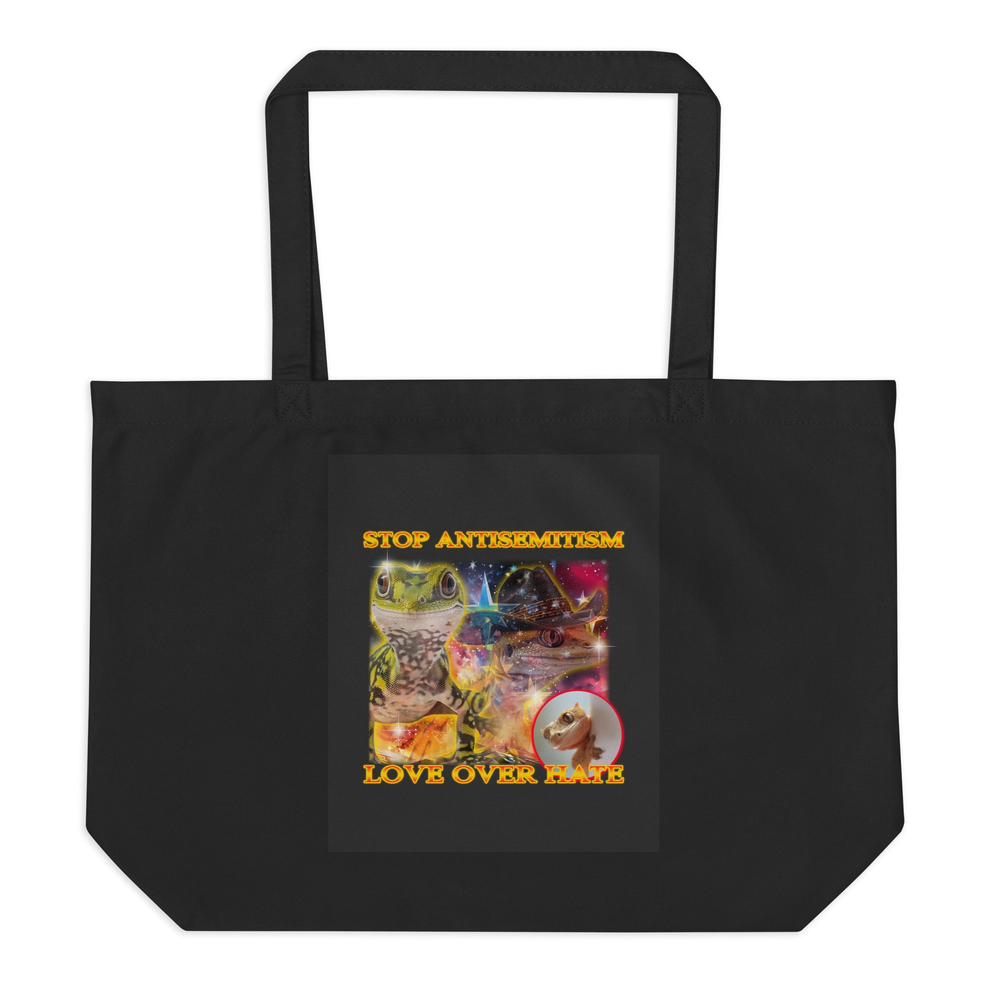 All In For Jews | Large Organic Tote Bag Jouparty